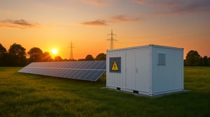 Solar Panels at Sunset02